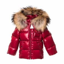 moncler baby red k2 down coat