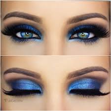 blue makeup ideas tutorials