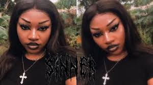 ﾟ goth makeup tutorial black s