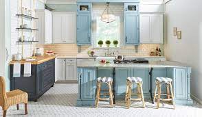 There are also a lot of kitchen cabinet. Blue Kitchen Cabinets A Trending Design Wellborn Cabinet Blog