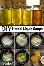 how to make herbal liquid soap from