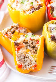 italian stuffed peppers with sausage