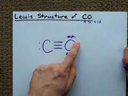 lewis structure of co carbon monoxide