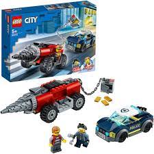 Đồ chơi LEGO CITY - Truy Đuổi Xe Máy Khoan Cướp Ngân Hàng - Mã SP 60273