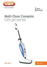 vax multi clean complete steam cleaner