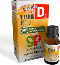 Because children grow quickly, they may be more likely to become deficient than adults. Greenpeach Infants Kids Liquid Vitamin D3 400 Iu 0 34 Fl Oz 10 Ml For Sale Online Ebay