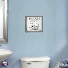 Toilet Bathroom Wall Signs 11 5x11 5