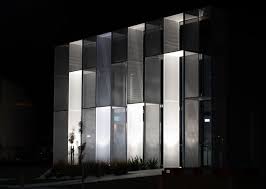 idea for façade with outdoor lighting