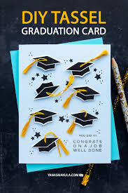 graduation card with diy tel video