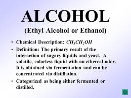 solved alcohol ethyl alcohol or