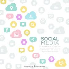 Your logo stock images are ready. Free Vector Background Of Pastel Social Networking Logos