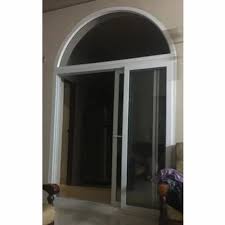 White Upvc Arched Sliding Glass Door