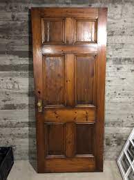 Antique Exterior Stained Wood Entry