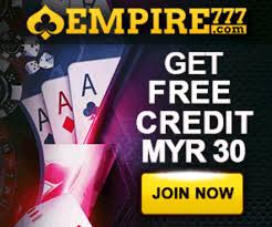 First, players do not need to deposit to redeem it, all that they need to do is register with casinos that are regulated, and. Get Free Credit Rm30 At Empire777 Online Casino Malaysia Empire777casino