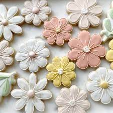 Pin By Pamy Delgra On Cookie Decorating Flower Cookies Sugar Cookie  gambar png