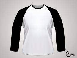 Kaos polos hitam lengan panjang depan belakang untuk desain. Viral Desain Kaos Lengan Panjang Depan Belakang
