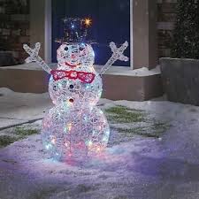 outdoor decorations snowman