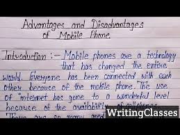 mobile phones essay writing english