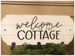 Welcome To The Cottage Vinyl Decal