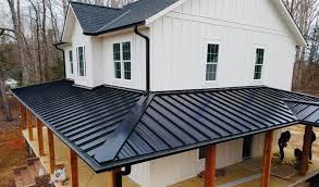 metal and shingle roofs