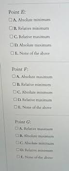 Answered Identify The Marked Points As