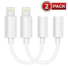 2 Pack Lampari Lighting To 3 5mm Headphones Jack Aux Cable Adapter Earphones Cable Compatible With Iphone Xs Xs Max Xr X Walmart Com Walmart Com