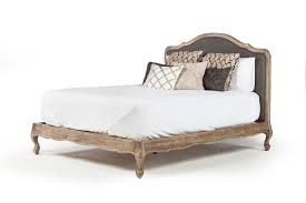 sabina linen upholstered bed frame in