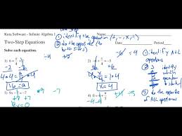 Kuta Worksheets Algebra 1