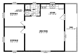 24x36 Settler Certified Floor Plan