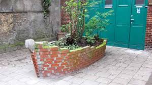 Landscaping With Recycled Red Bricks