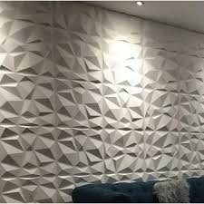 White Pvc Decorative 3d Wall Panel For