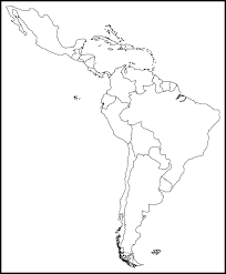 Blank Latin America Map Barca Fontanacountryinn Com