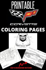 Choose your favorite coloring page and color it in bright colors. Free Corvette Coloring Pages For The Chevy Fan In All Of Us