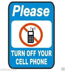 Please Turn Off Cell Phone Safety Business Sign Decal Sticker Label