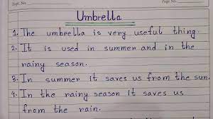 10 lines on umbrella essay on