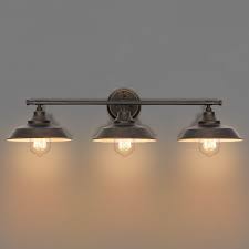 An antiqued look supports up to its nature as a. Industrial Farmhouse Style 3 Light Bathroom Vanity Light Fixture Oil Rubbed Bronze Walmart Com Walmart Com
