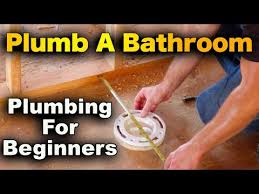 How To Plumb A Bathroom In 20 Minutes