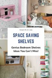 20 awesome bedroom shelves for saving