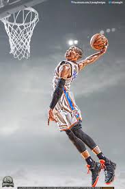 Search, discover and share your favorite russell westbrook dunk gifs. 50 Russell Westbrook Dunk Wallpaper On Wallpapersafari