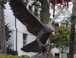 Golden Eagle Statue Animal Sculpture
