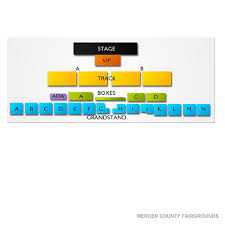 Mercer County Fair 2019 Seating Chart