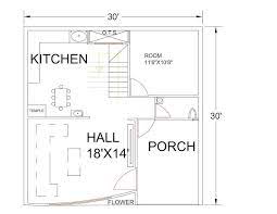 House Plan 2d Autocad Simple