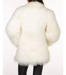 White Mongolian Fur Coat Fursource Com