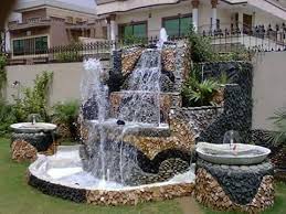 Wedding decorative in the green garden outdoor. Water Falls Lawn Wall Decoration Home Facebook