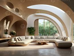 abstract wooden arched ceiling