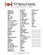 How to write a basic paragraph  Some good transition words for     Pinterest Transition Words Anchor Chart