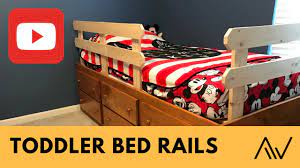 how to make simple toddler bed rails