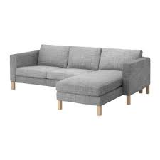 ikea karlstad two seat sofa and chaise