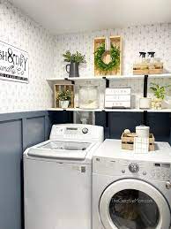 Diy Small Laundry Room Makeover The
