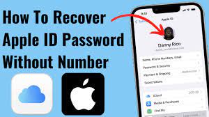 how to recover apple id pword